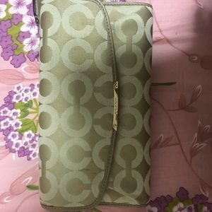 Gold Coach Wallet